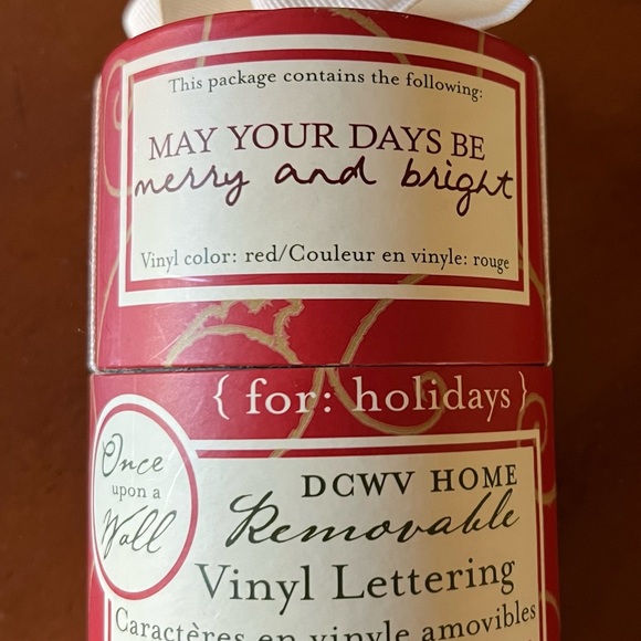 “May Your Days Be Merry and Bright” Removable Vinyl Lettering Decal - Picture 4 of 4